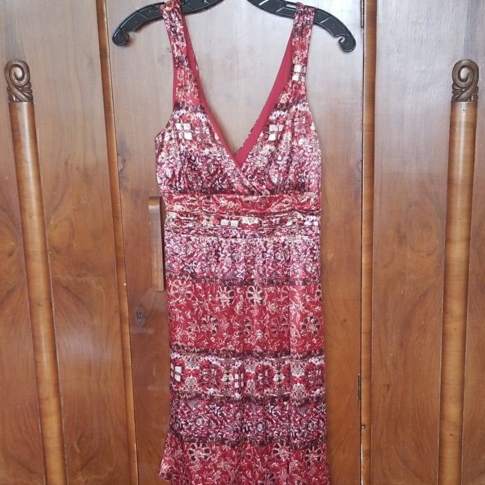 Speechless Floral Ethnic Print Mini Dress
